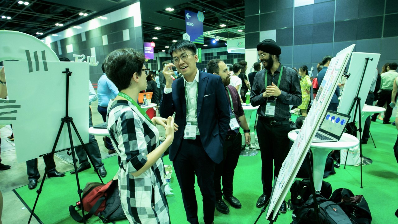 Young people from over 110 countries gathered in Singapore to tackle the world's big sustainable development challenges. Image: Temasek