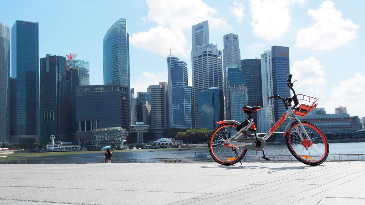 Chinese smart bicycle sharing firm Mobike recently launched in Singapore, and aims to make access to bicycles affordable, convenient, and reliable. Image: Mobike